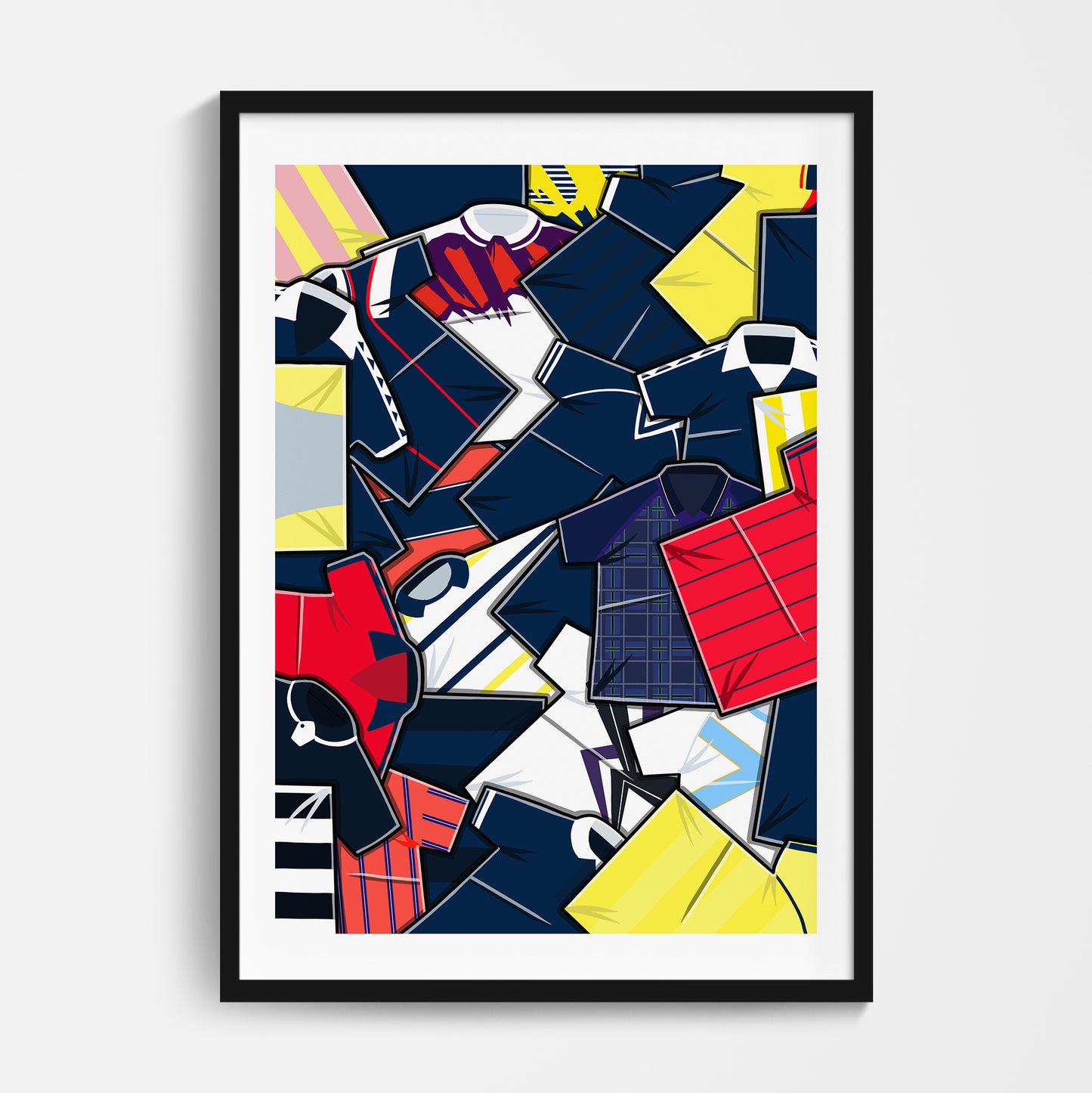 SALE Scotland Mash Up Print