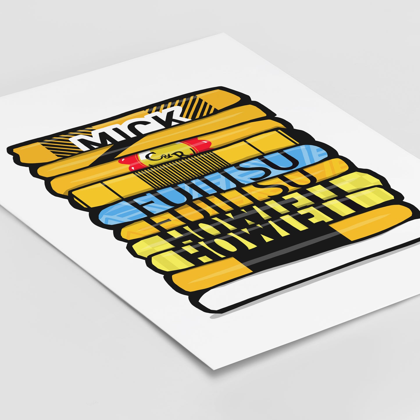 Cambridge Shirt Stack Print