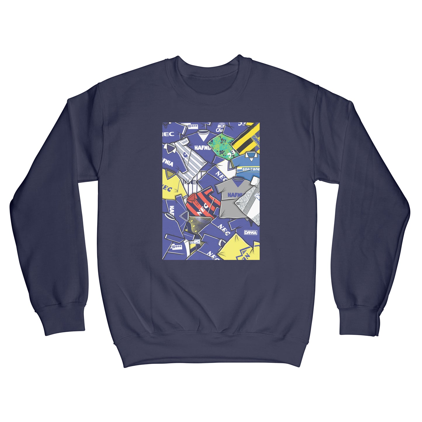 Everton Shirts Mash Up Sweatshirt