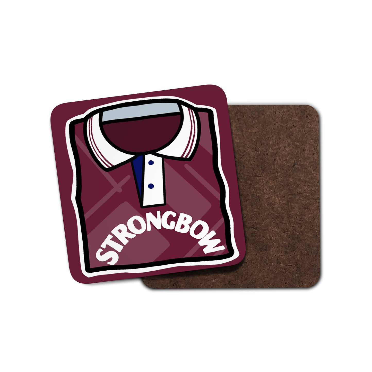 Hearts Shirt Coaster