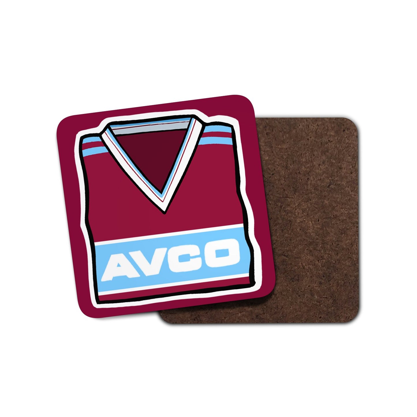 West Ham Shirt Coaster