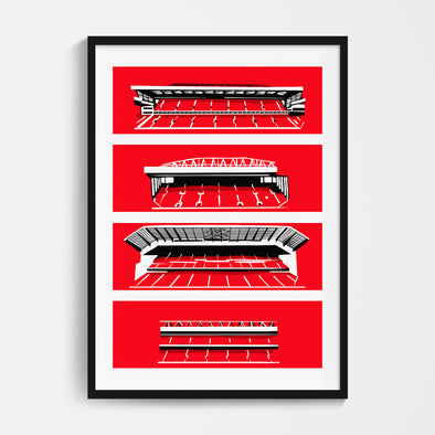 Liverpool Stadium Print