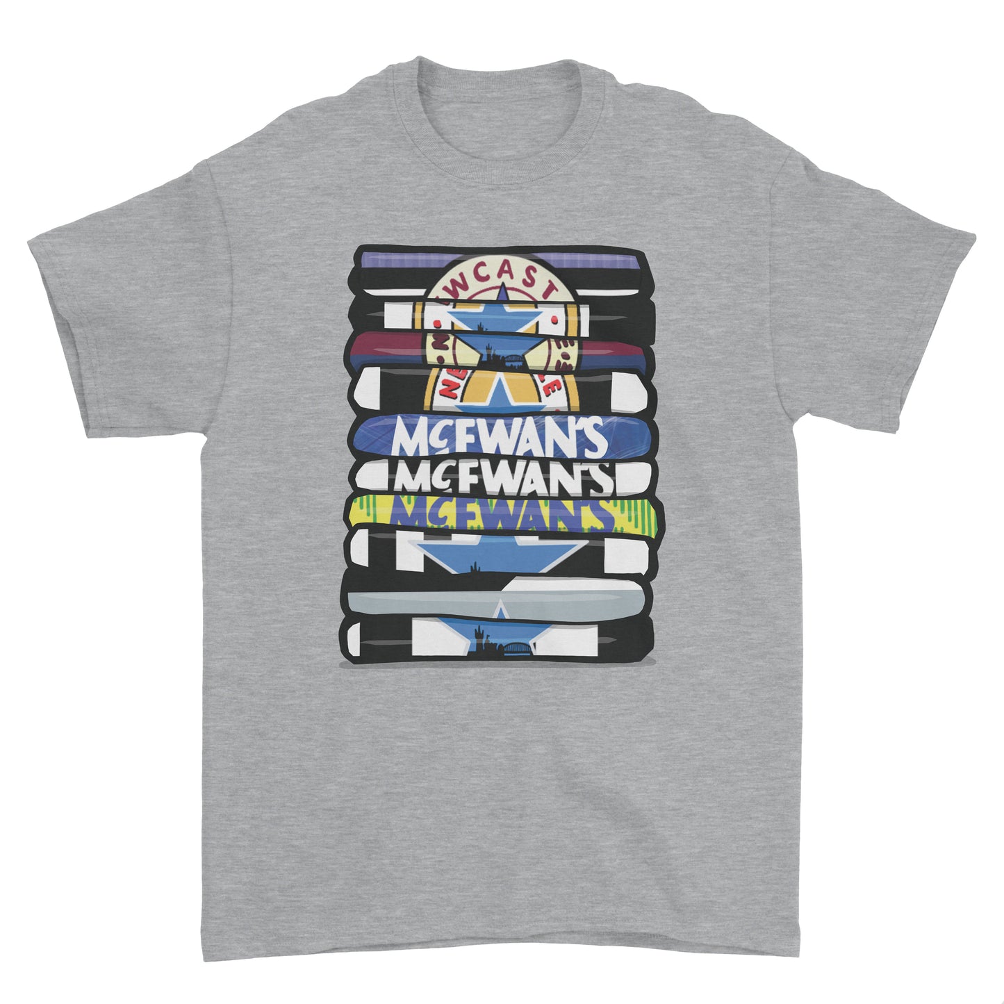 Newcastle Shirt Stack Tee