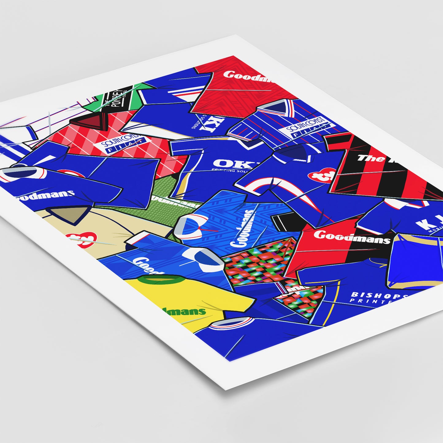 Portsmouth Shirts Mash Up Print