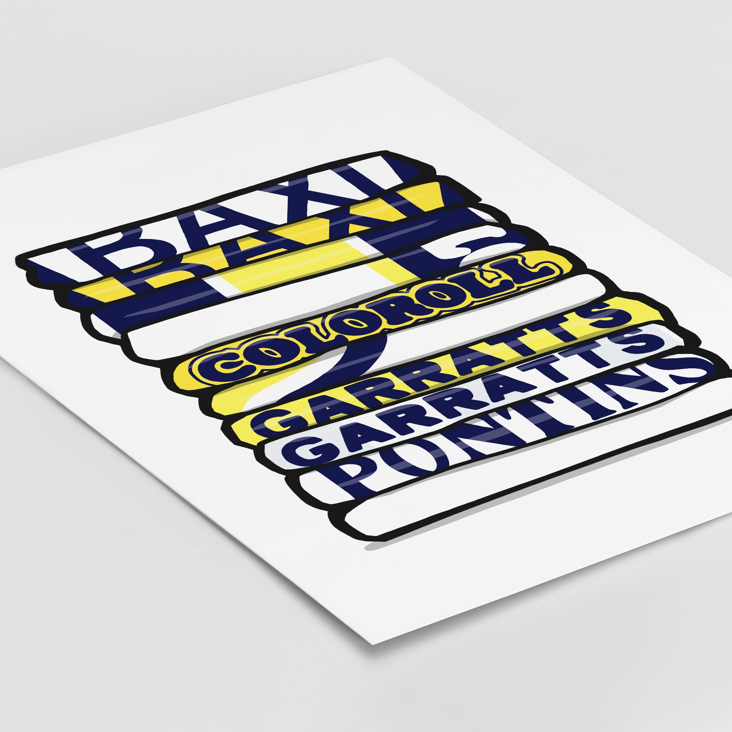 Preston Shirt Stack Print