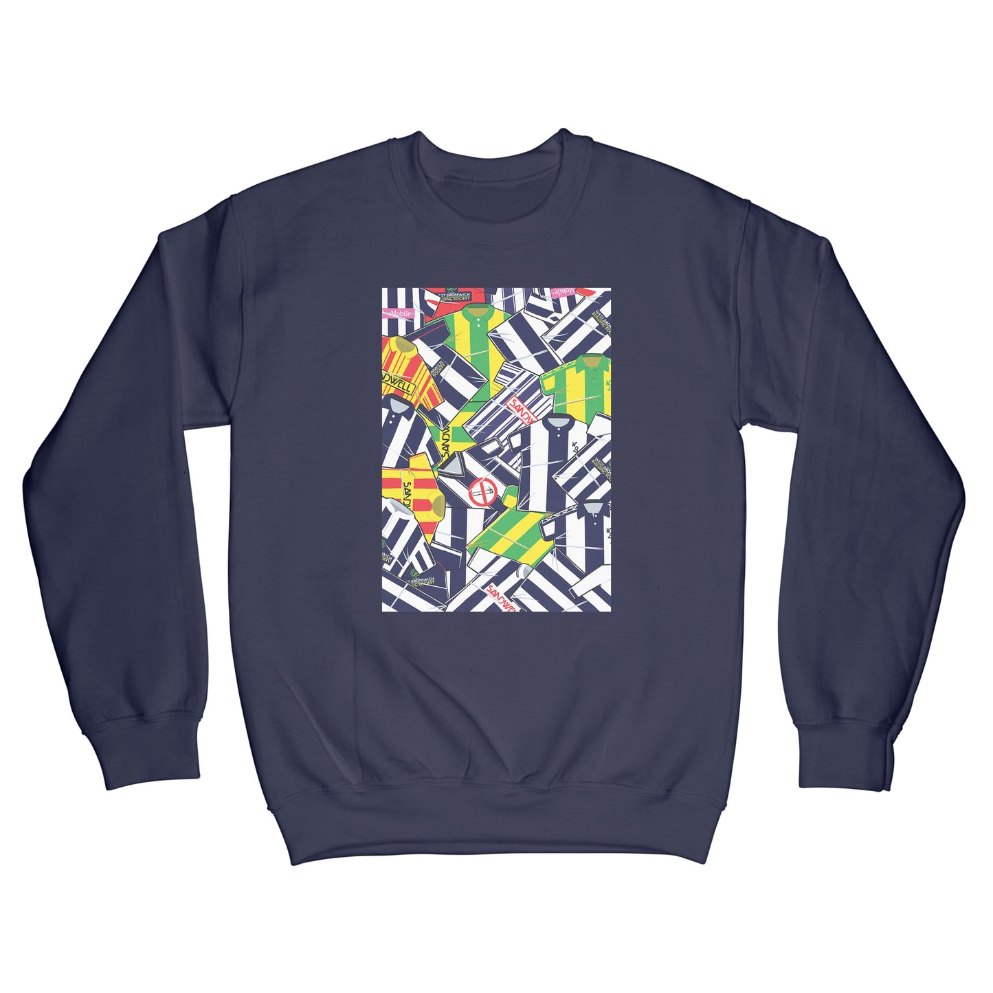 West Brom Shirts Mash Up Sweatshirt