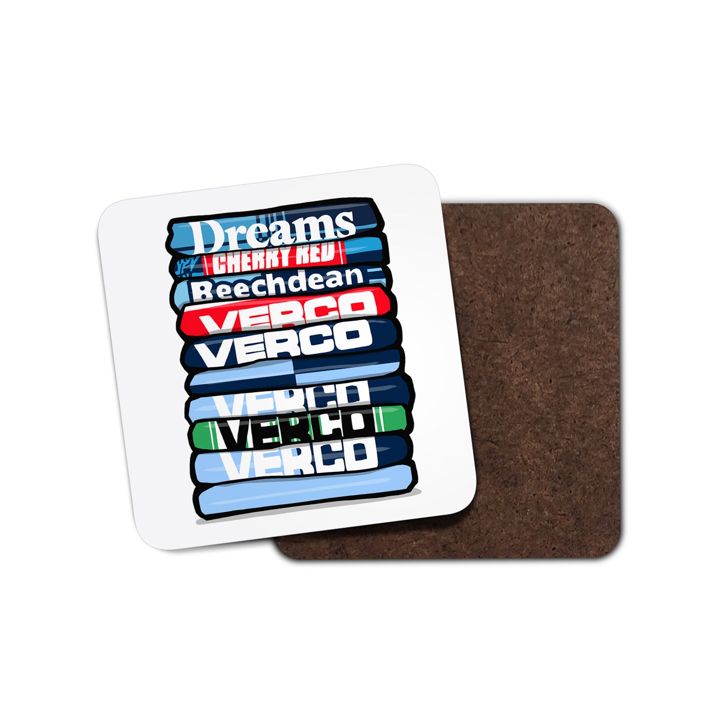 Wycombe Shirt Stack Coaster