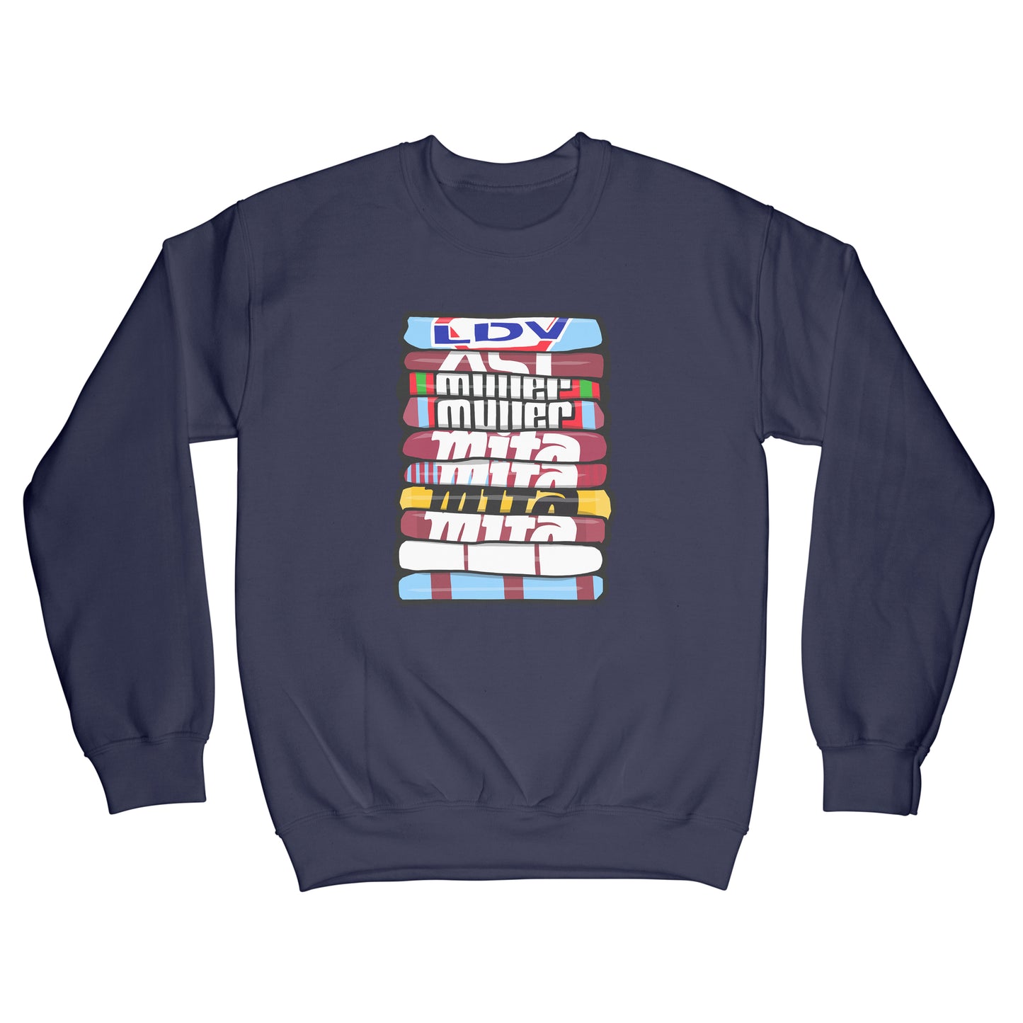 SALE Aston Villa Shirt Stack Sweatshirt