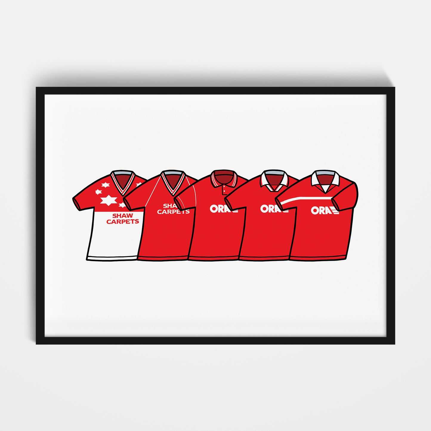Barnsley 1990's Classics Print