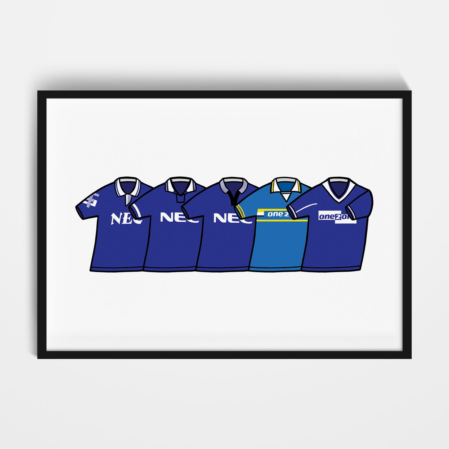 Everton 1990's Classics Print