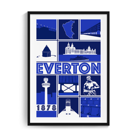 Everton Football Print