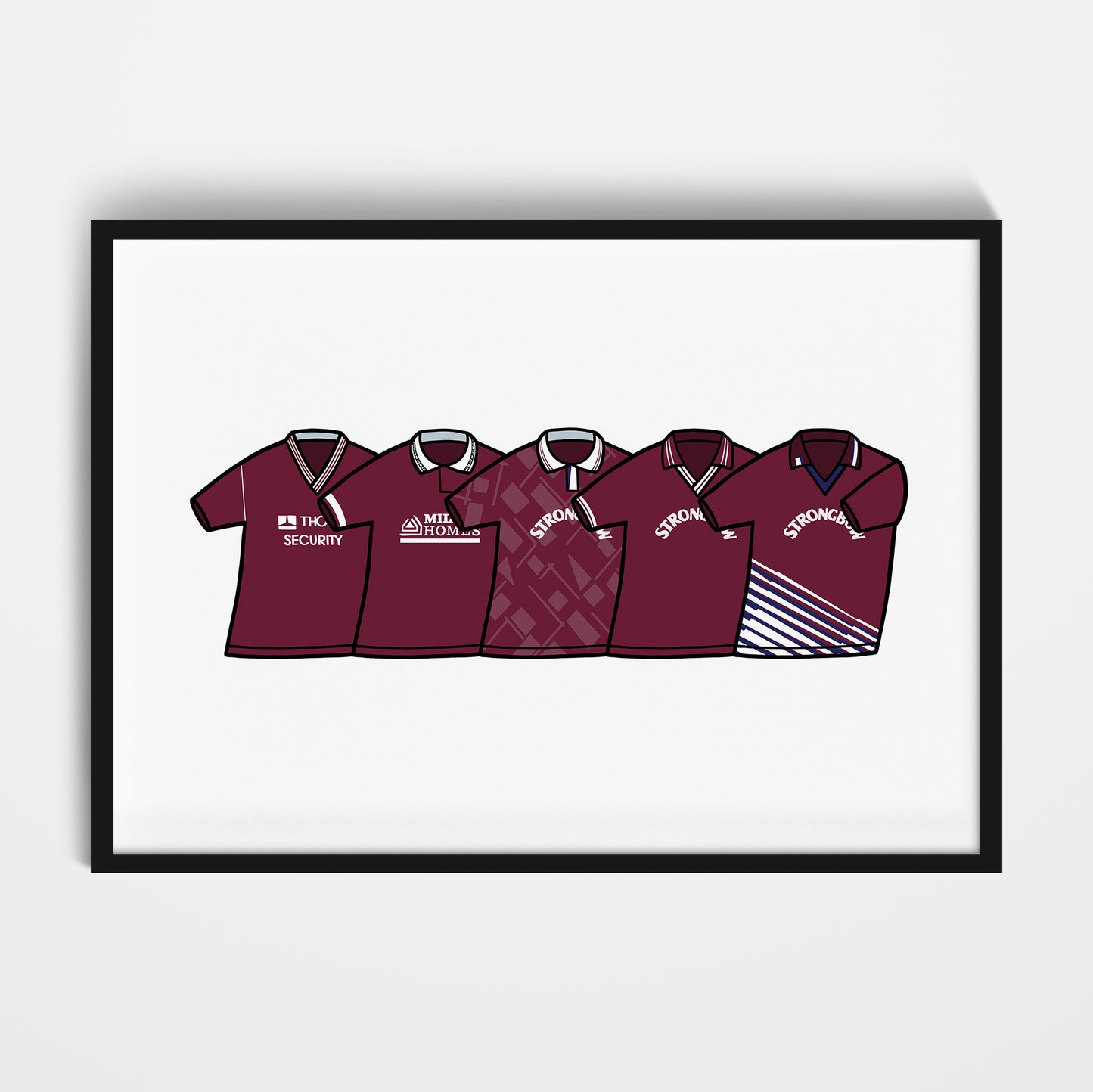 Hearts 1990's Classics Print