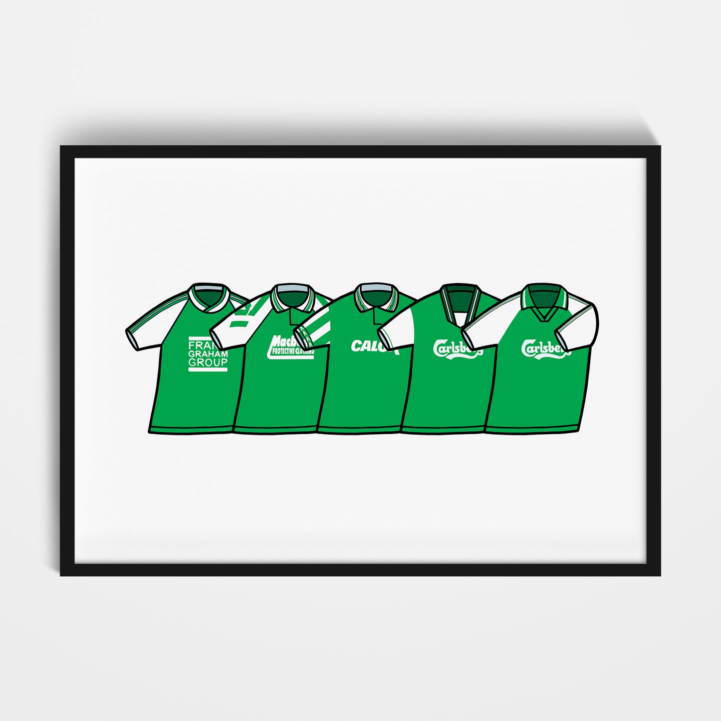 Hibernian 1990's Classics Print