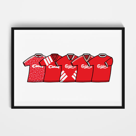 Liverpool 1990's Classics Print
