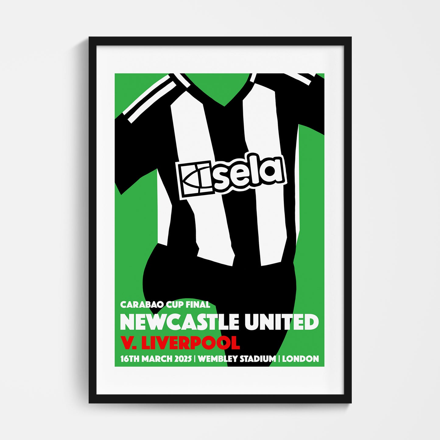 Newcastle v Liverpool 2025 print