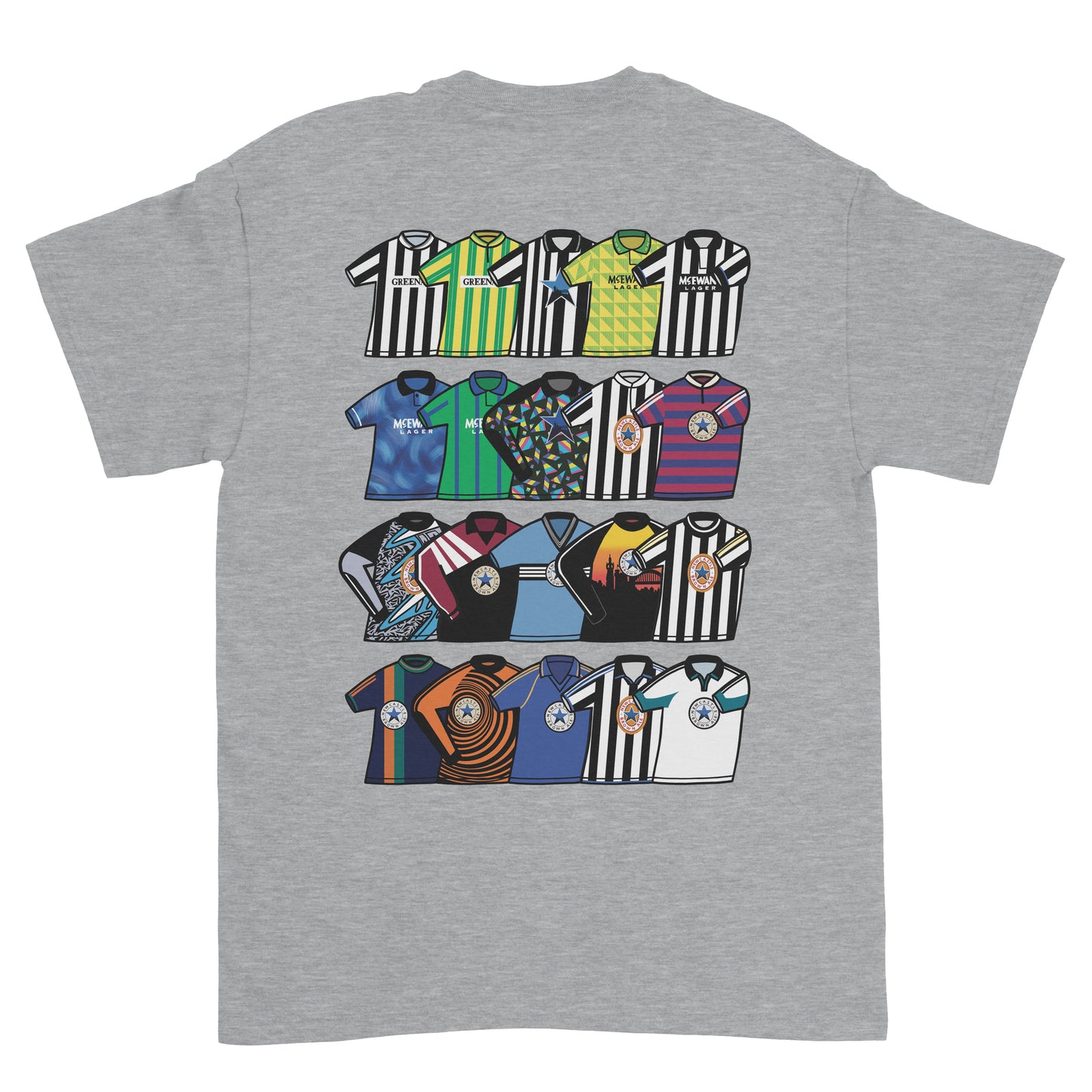 Newcastle 1990's Classics Tee (Back design)