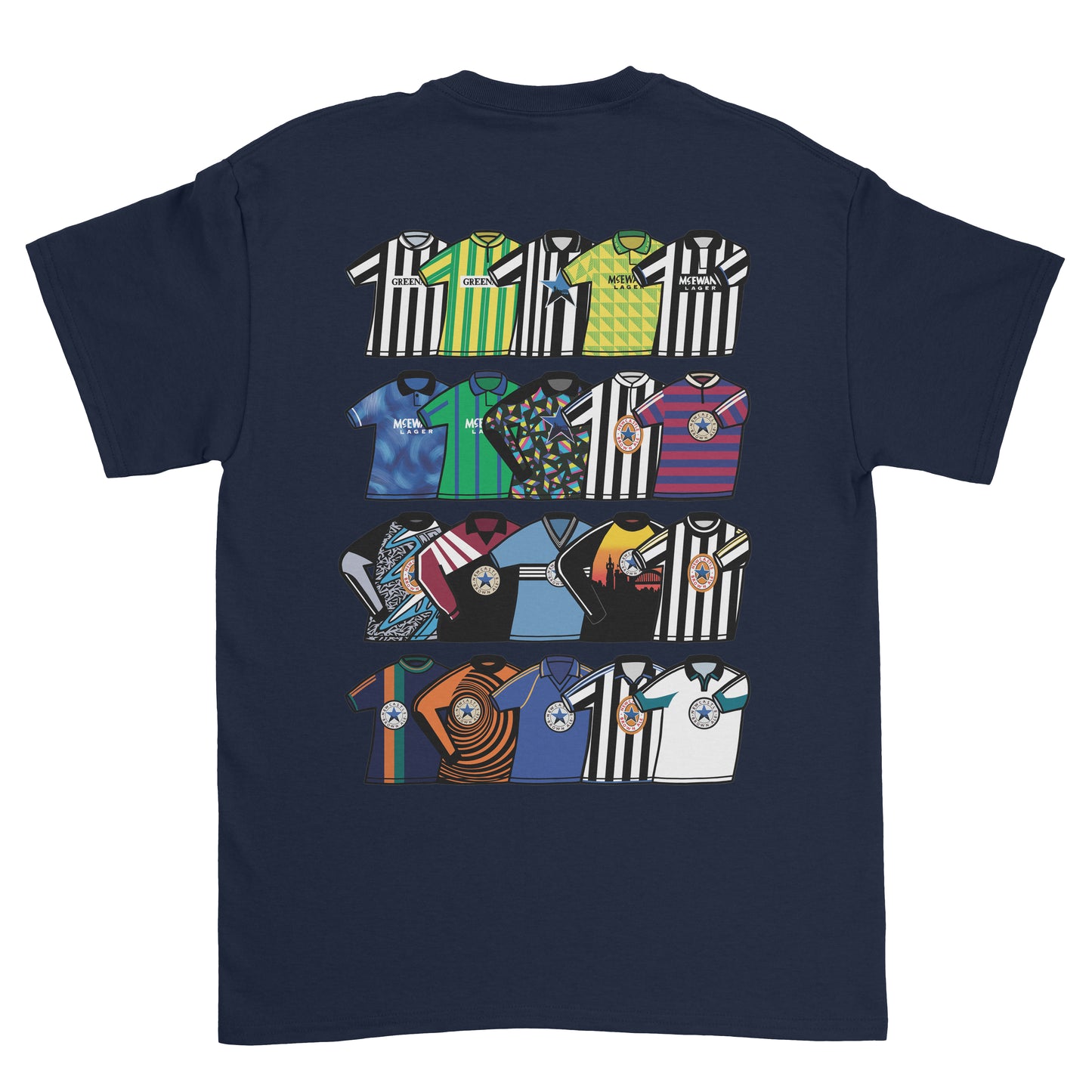 Newcastle 1990's Classics Tee (Back design)