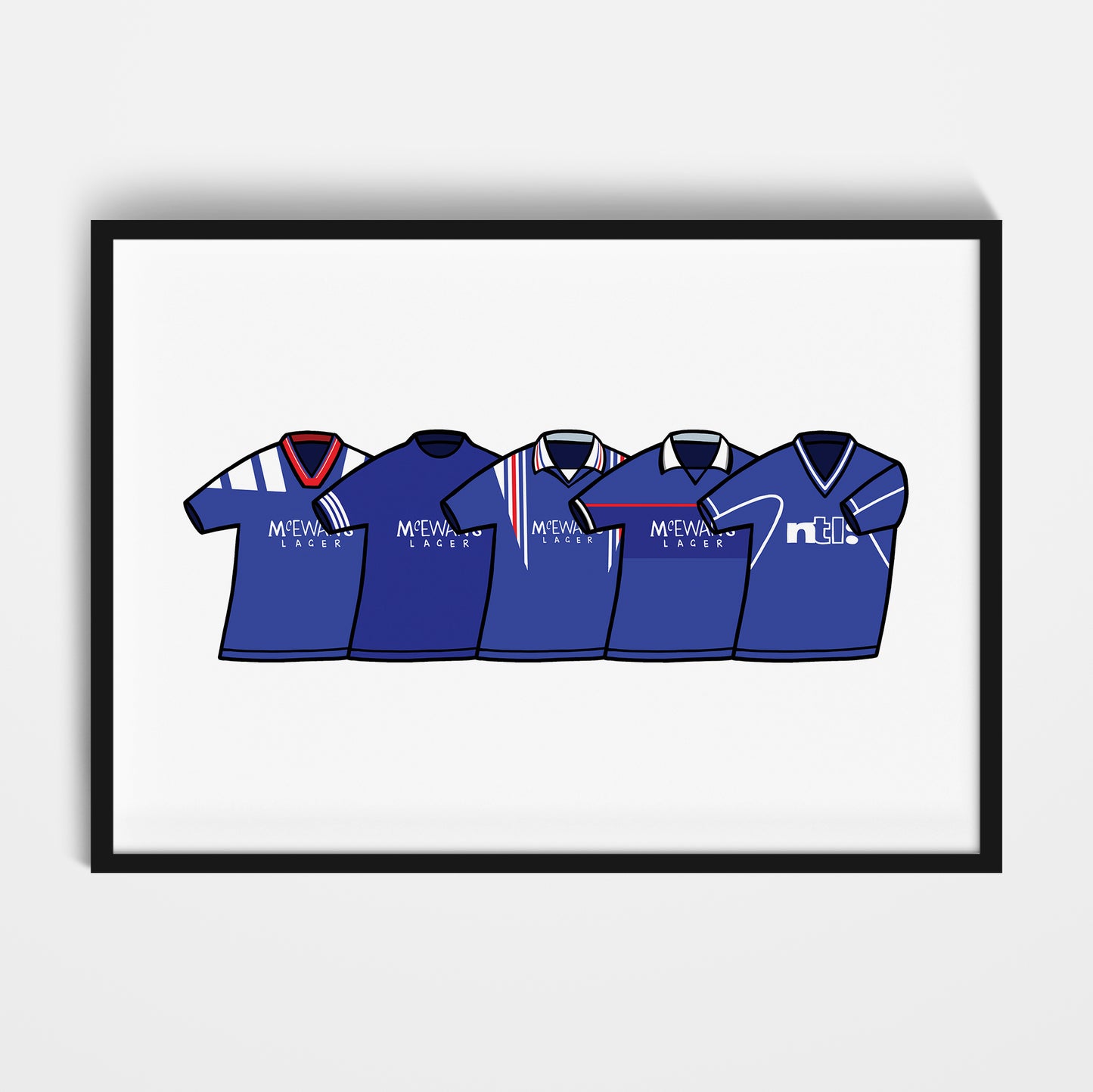 Rangers 1990's Classics Print