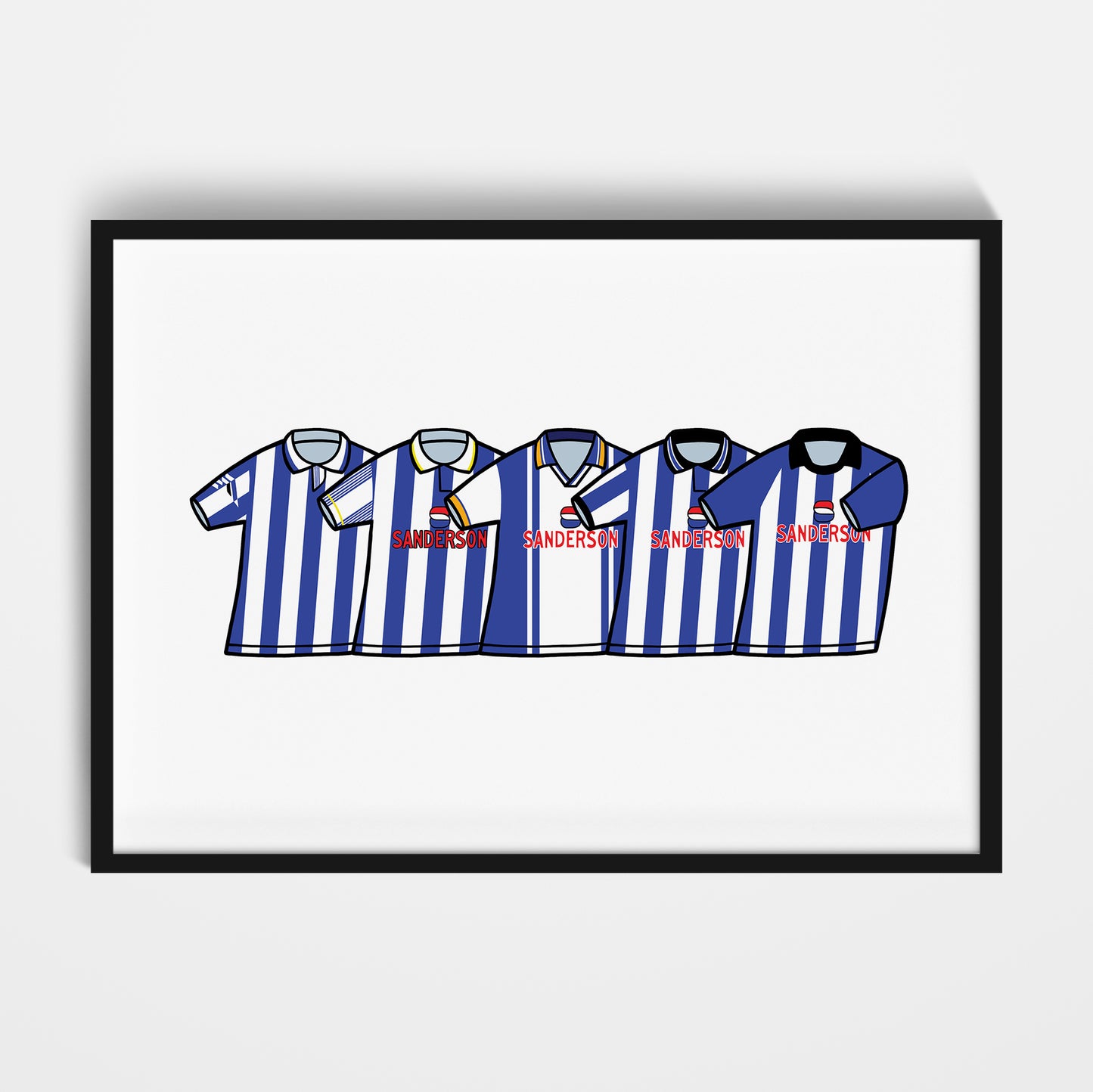 Sheffield Wednesday 1990's Classics Print