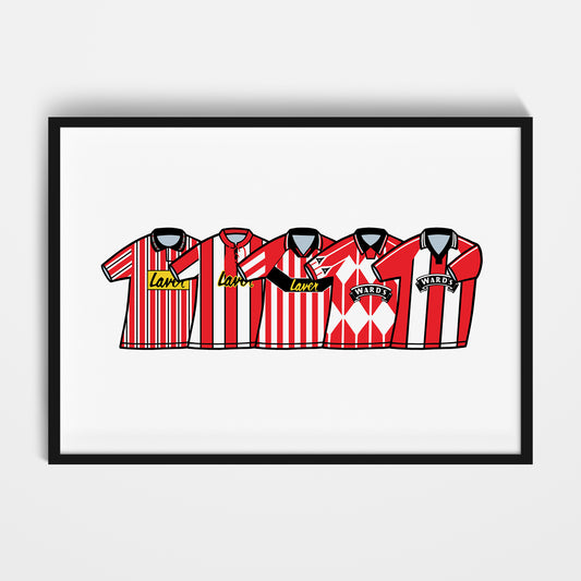 Sheffield Utd 1990's Classics Print