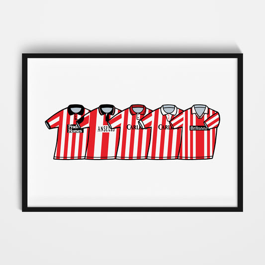 Stoke 1990's Classics Print