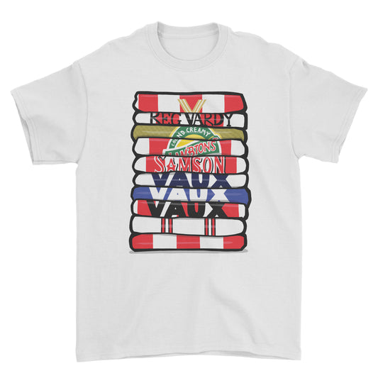 SALE Sunderland Shirt Stack Tee
