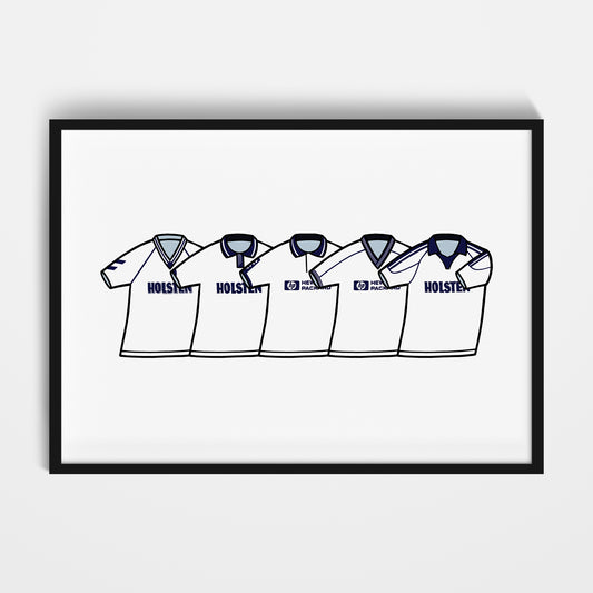 Tottenham 1990's Classics Print
