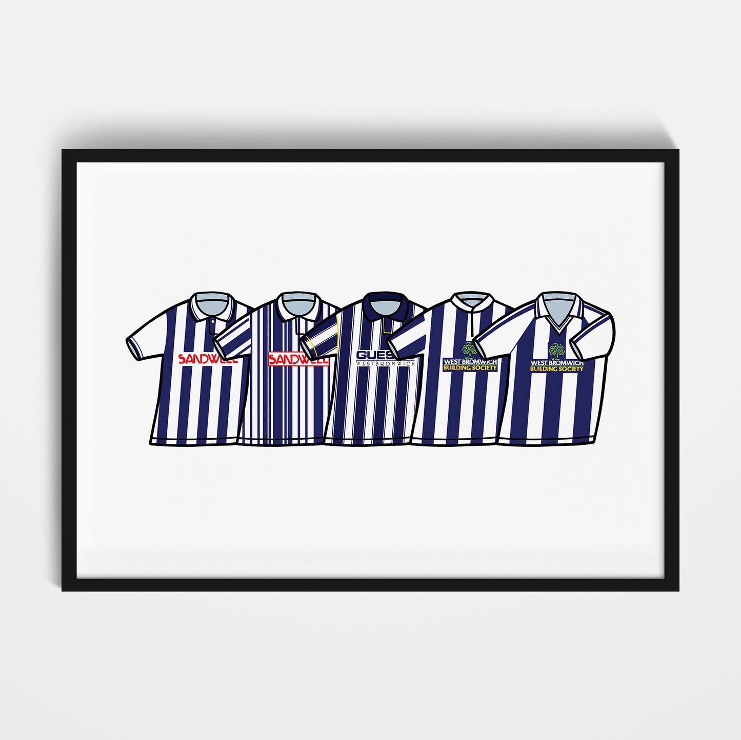 West Brom 1990's Classics Print