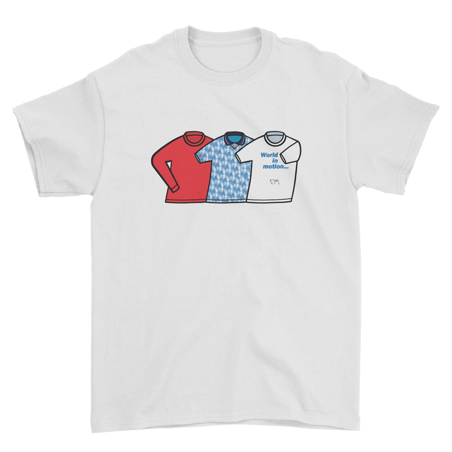 World in Motion 1990 Tee