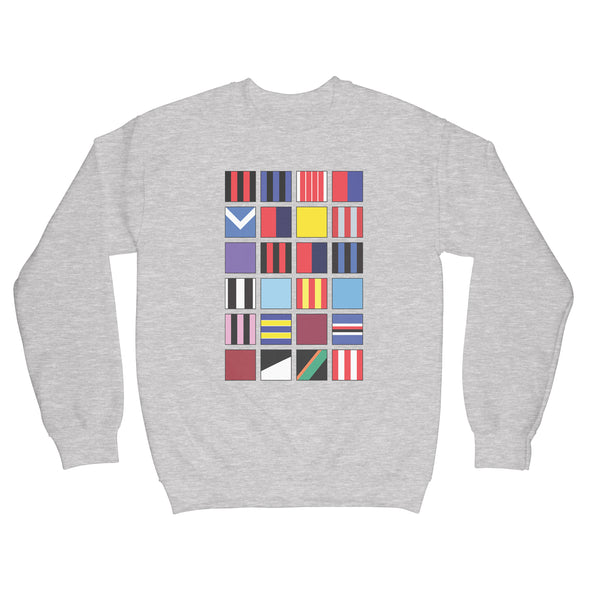 90's Italian Colours Of Football Sweatshirt