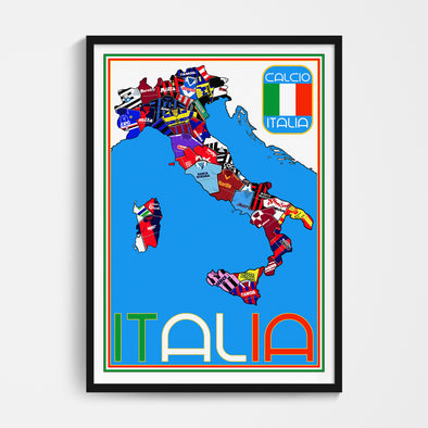 90's Italian Shirts Map Print