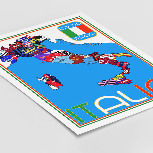 90's Italian Shirts Map Print