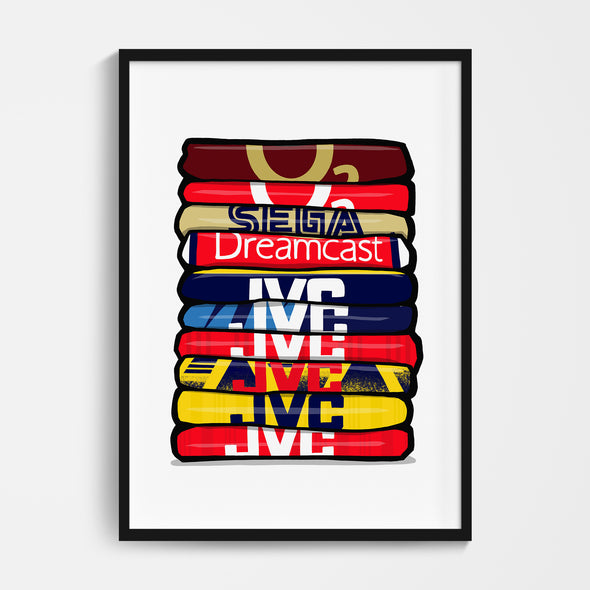 Arsenal Shirt Stack Print