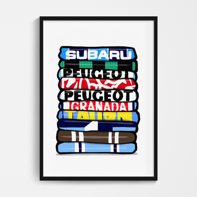 Coventry Shirt Stack Print