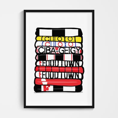 Grimsby Shirt Stack Print