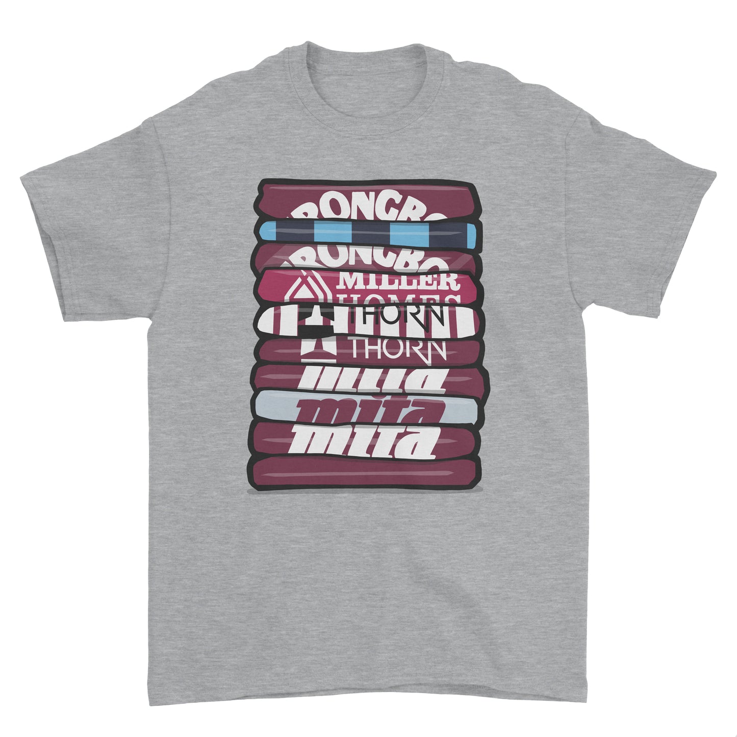 Hearts Shirt Stack Tee