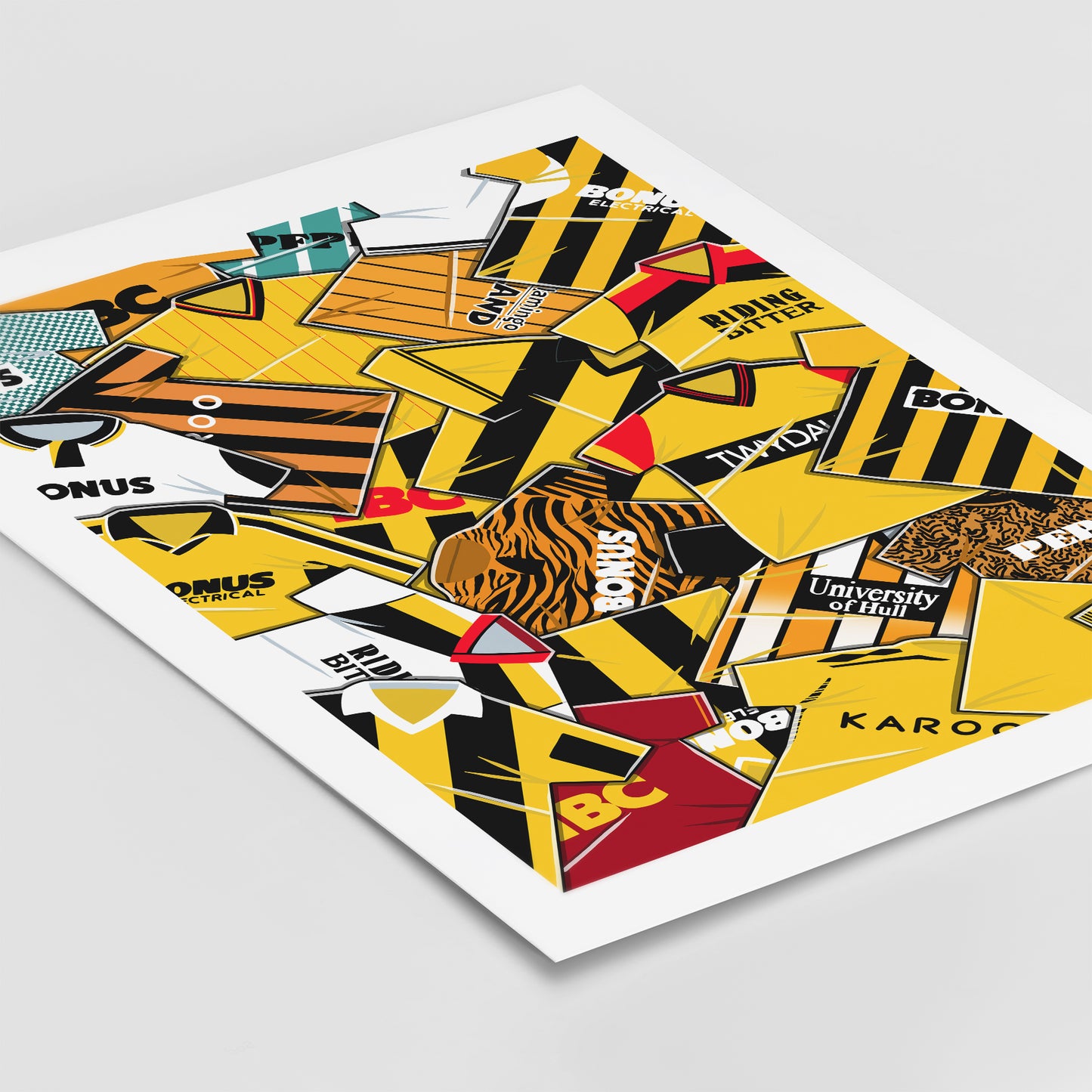 Hull Shirts Mash Up Print