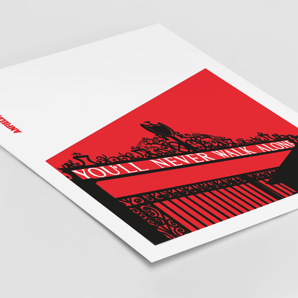 Liverpool Shankly Gates Print