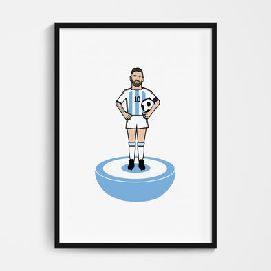 Messi Table Football Print
