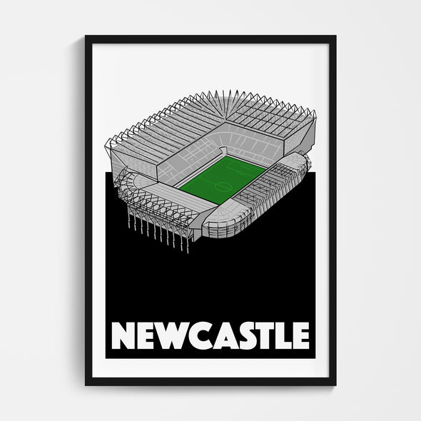 Newcastle Stadium Print