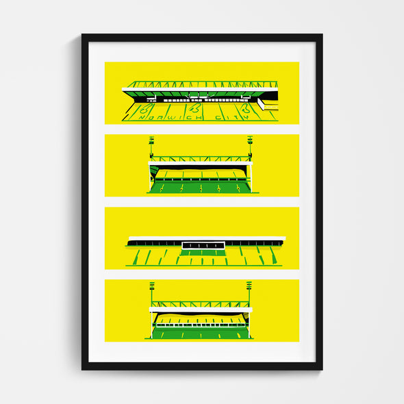 Norwich Stadium Print