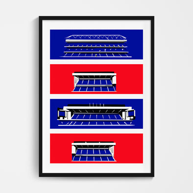 Rangers Stadium Print