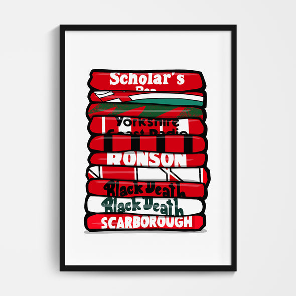 Scarborough Shirt Stack Print