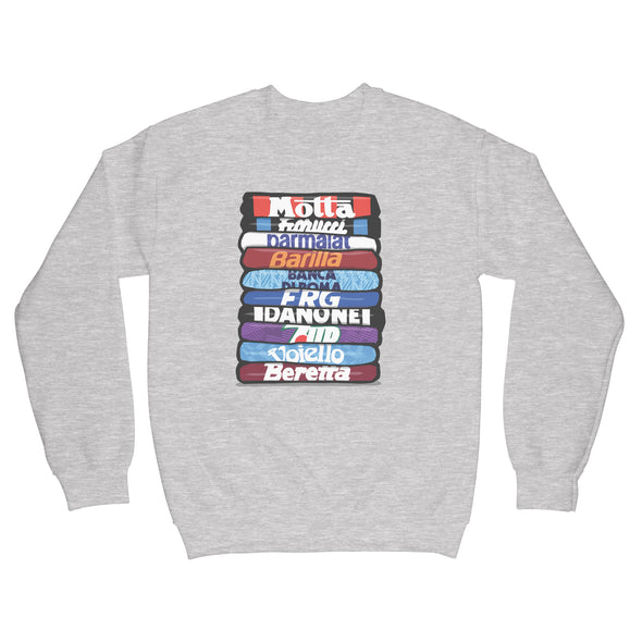 90s Italian Serie A football shirt stack sweatshirt