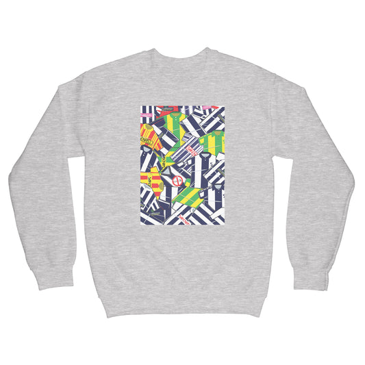 West Brom Shirts Mash Up Sweatshirt